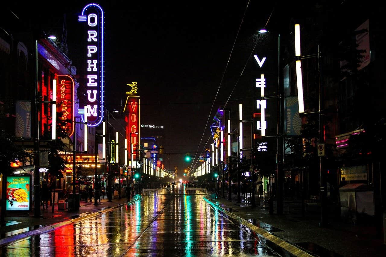 things to do in Vancouver, Granville Street