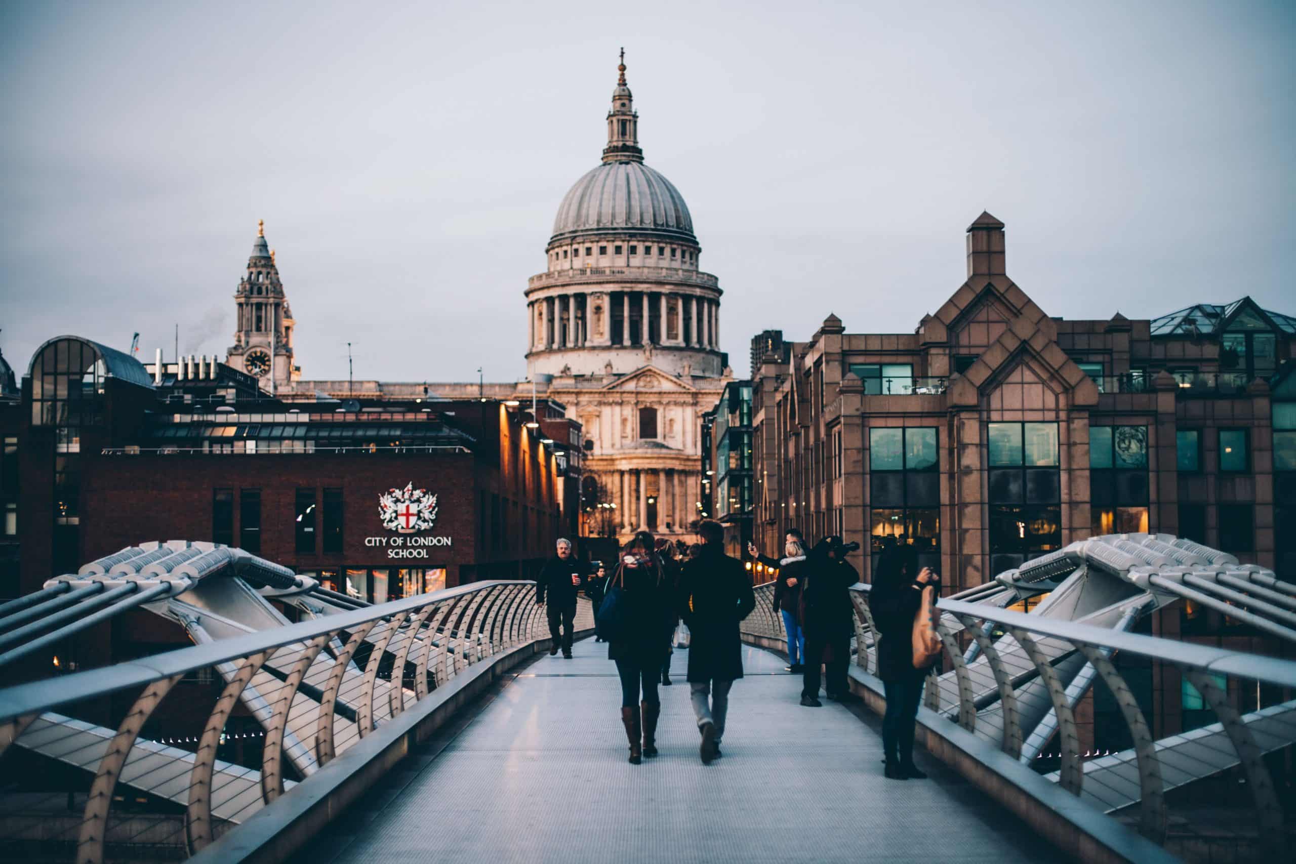 rainy day in London
